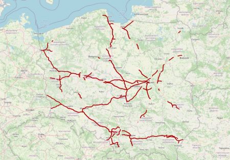 System płatnych dróg w Polsce dla ciężarówek pow 3,5 tony