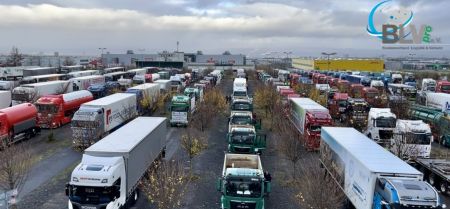 Protest ciężarówek w Niemczech